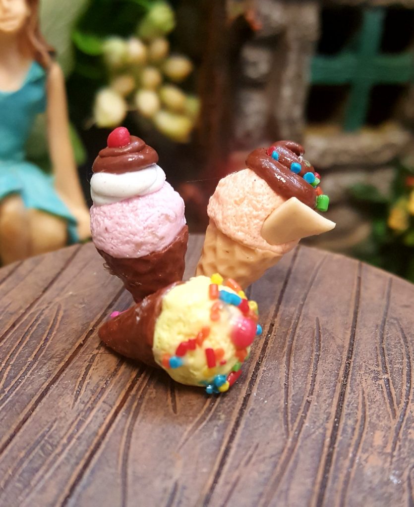 Ice Cream Cone Fairy Gardens UK